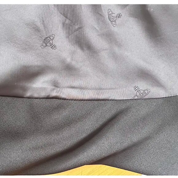 Vivienne Westwood Black Satin Draped Skirt - Picture 15 of 16